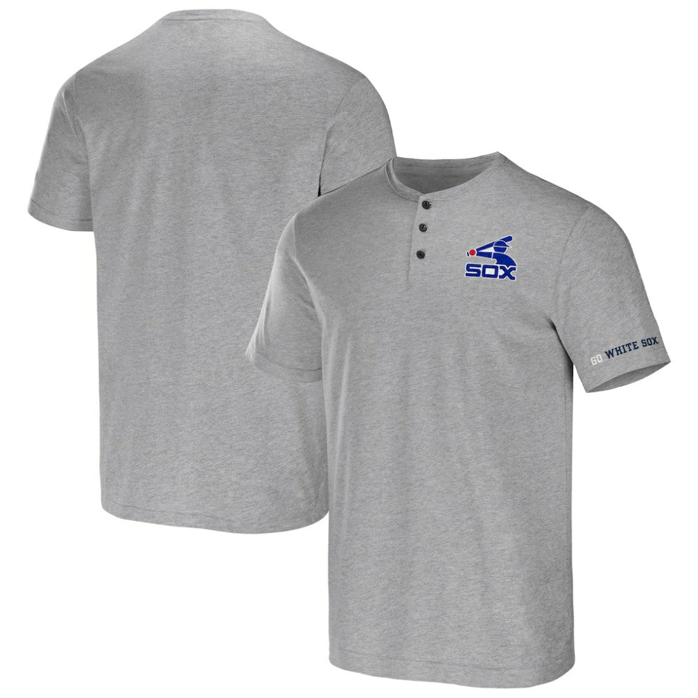 Chicago White Sox Darius Rucker Collection Henley T-Shirt Heather Gray