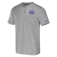 Detroit Tigers Darius Rucker Collection Henley T-Shirt Heather Gray
