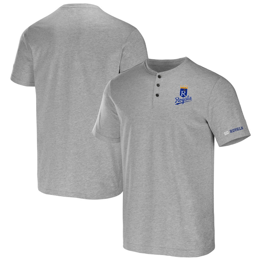 Kansas City Royals Darius Rucker Collection Henley T-Shirt Heather Gray