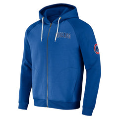 Chicago Cubs Darius Rucker Collection Raglan Full-Zip Hoodie Royal