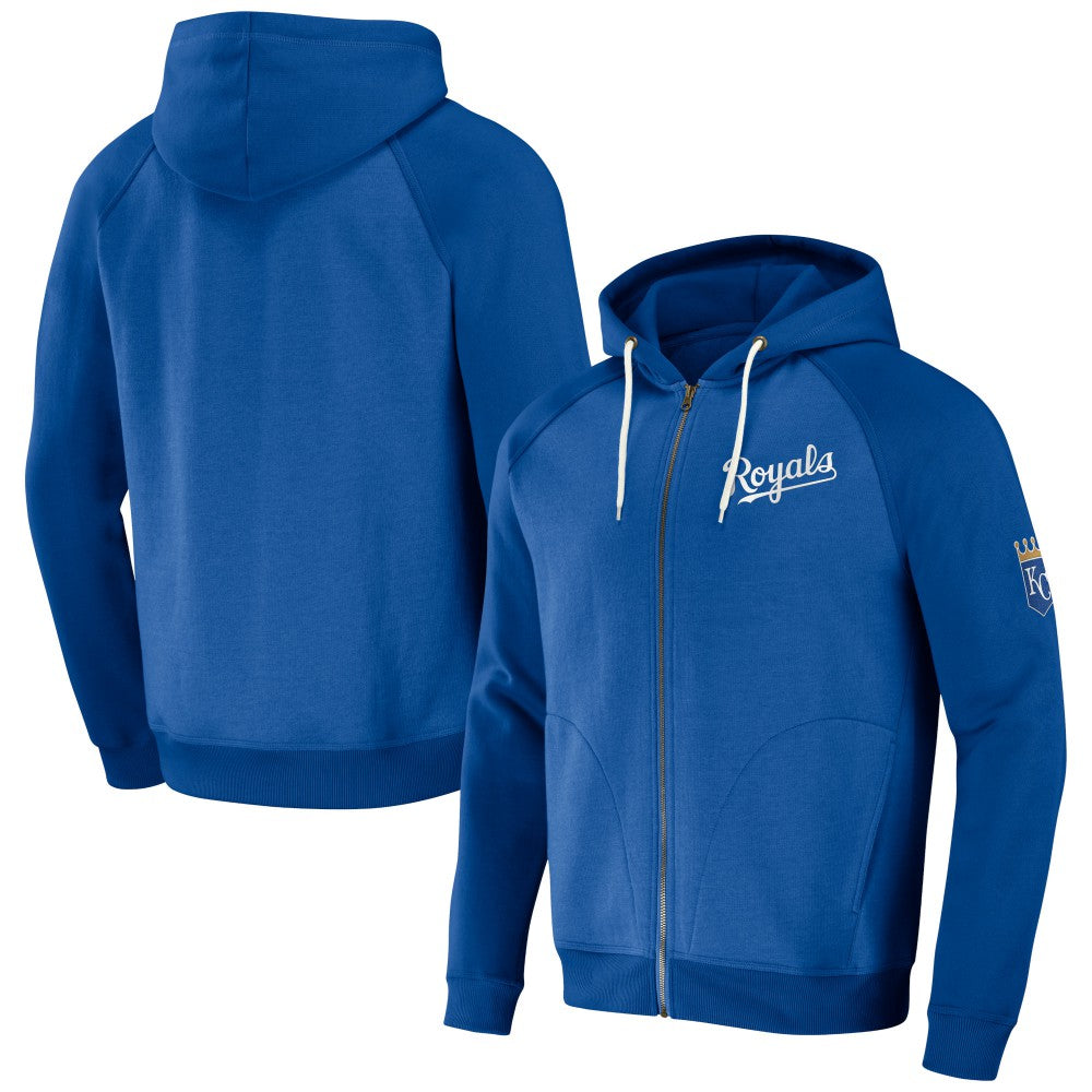 Kansas City Royals Darius Rucker Collection Raglan Full-Zip Hoodie Royal