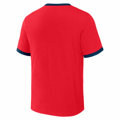 Los Angeles Angels Darius Rucker Collection Two-Way Ringer Reversible T-Shirt Red/Navy