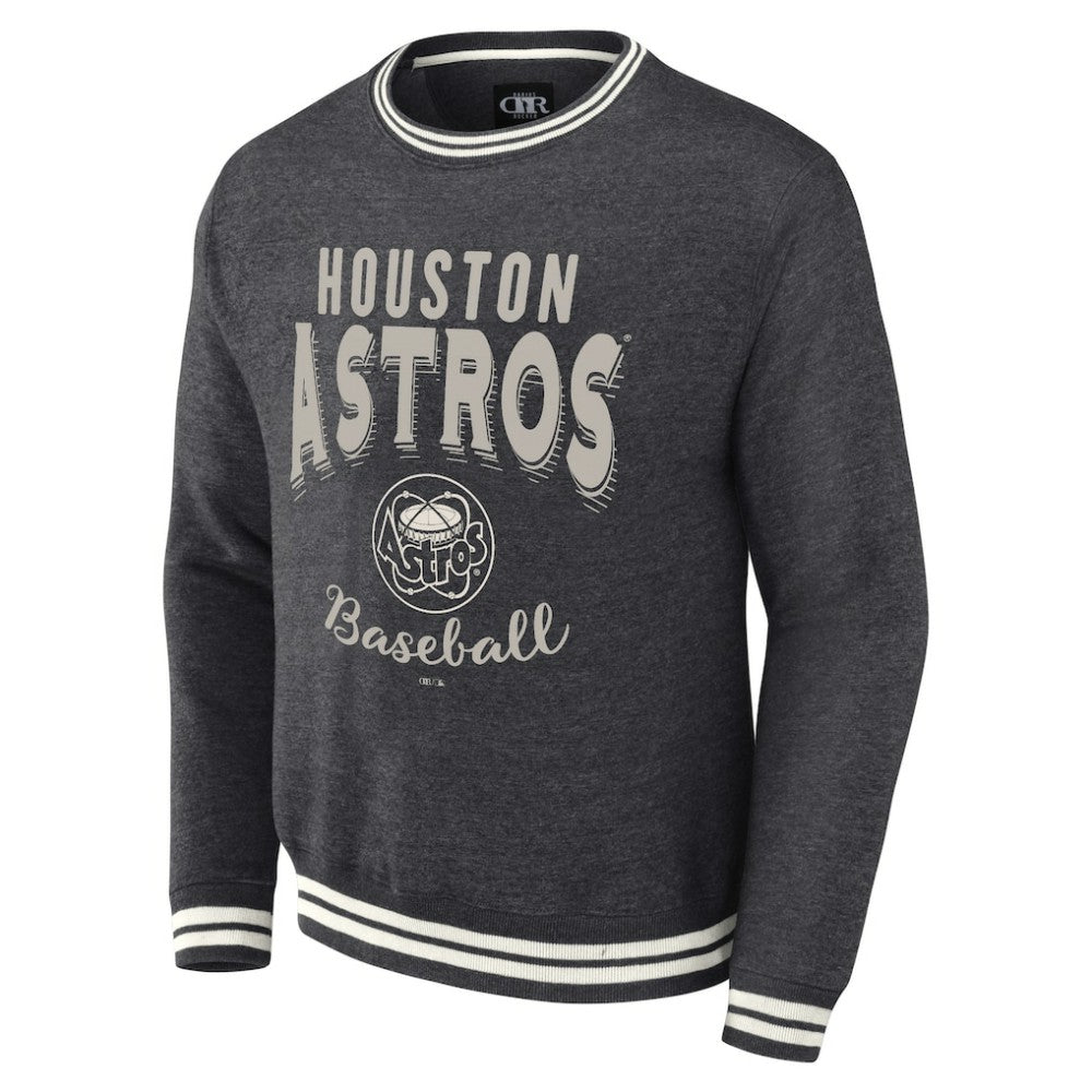 Houston Astros Darius Rucker Collection Vintage Pullover Sweatshirt Heather Charcoal