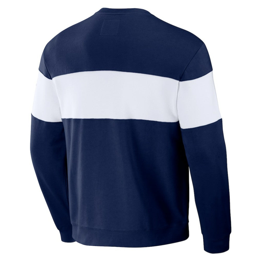 Houston Astros Darius Rucker Collection Stripe Pullover Sweatshirt Navy