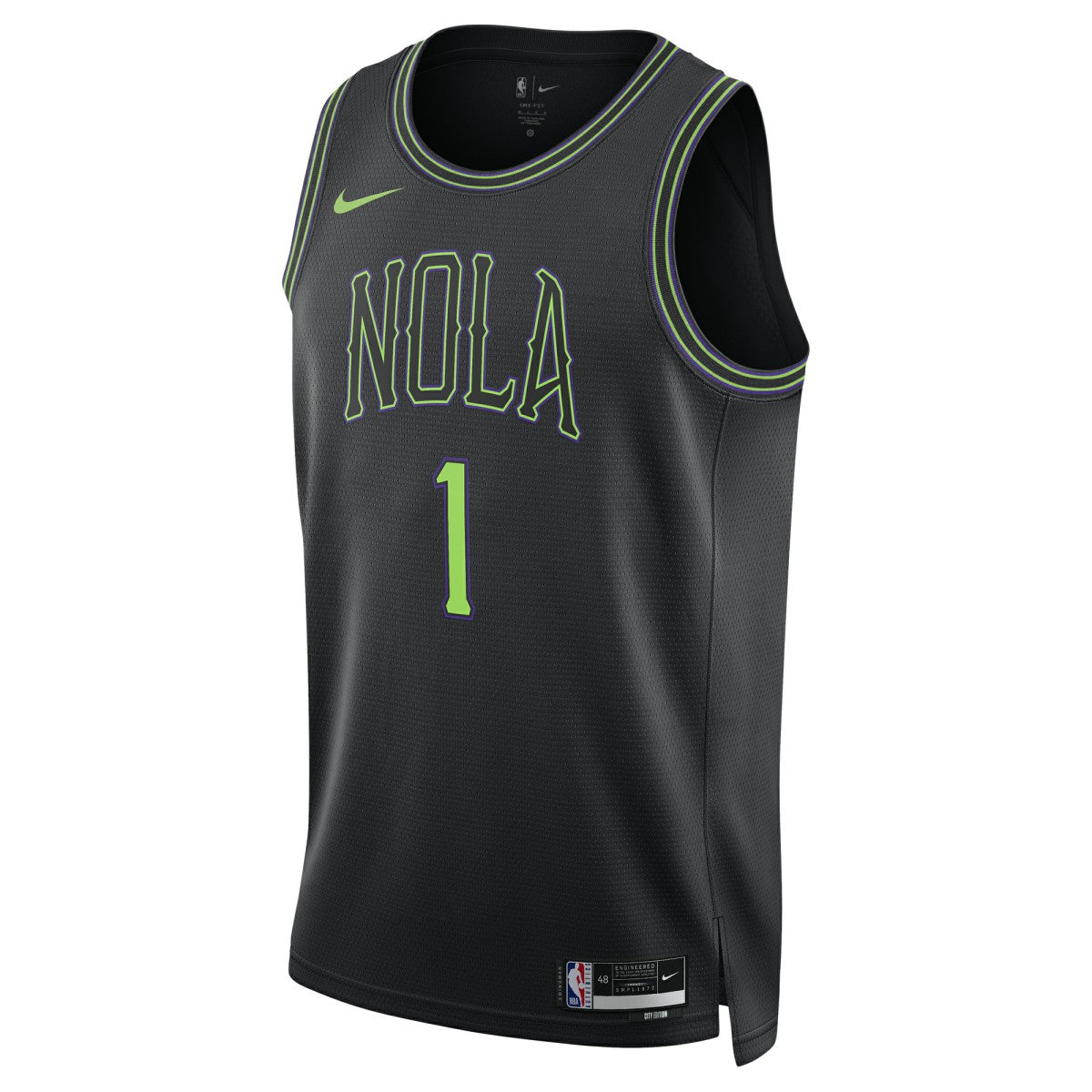 Zion Williamson New Orleans Pelicans Unisex 2025/26 Swingman Jersey - Black - City Edition on sale