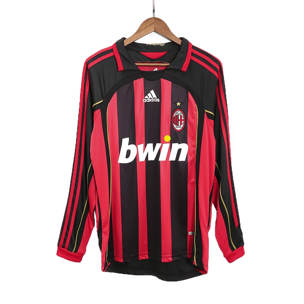 Retro AC Milan Home Long Sleeve Jersey 2006/07