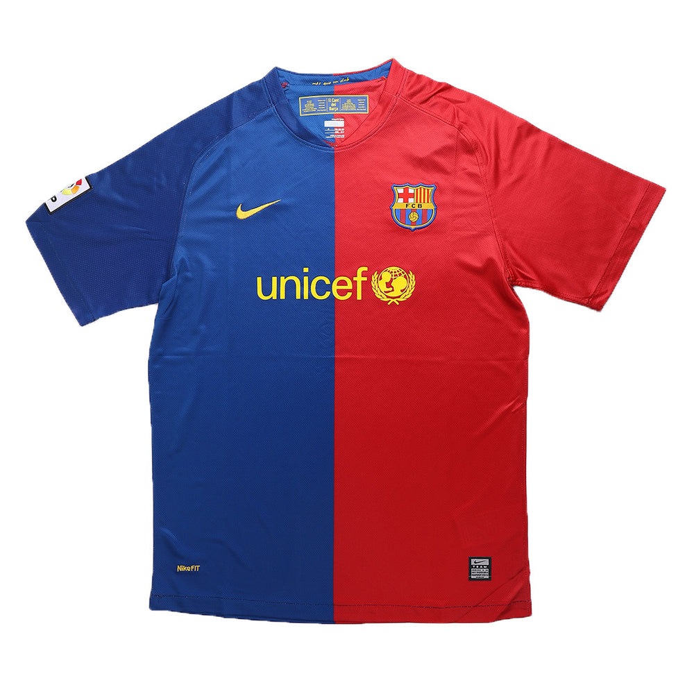 A.INIESTA #8 Retro Barcelona UCL Final Home Jersey 2008/09