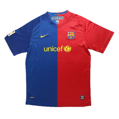 A.INIESTA #8 Retro Barcelona UCL Final Home Jersey 2008/09