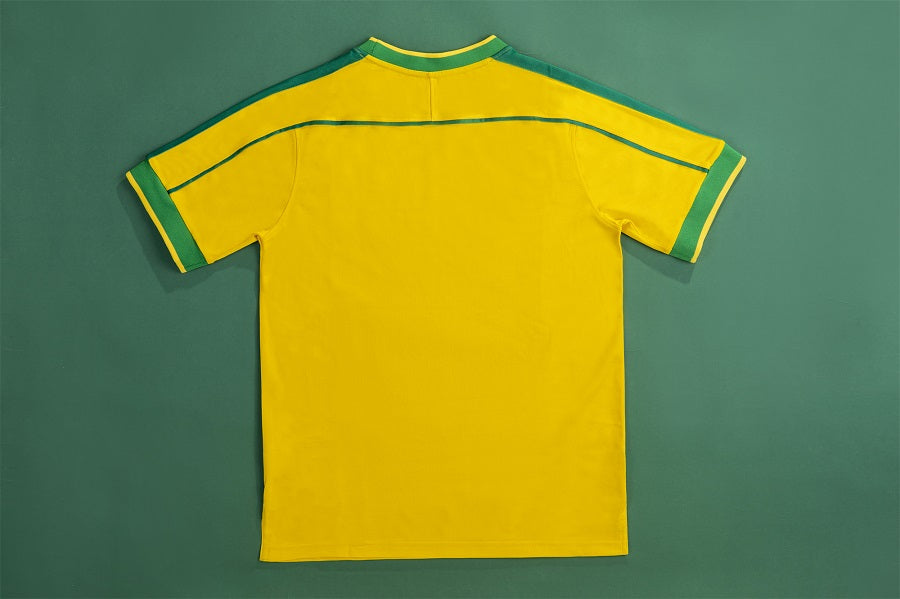 Ronaldo #9 Retro Brazil Home Jersey World Cup 1998