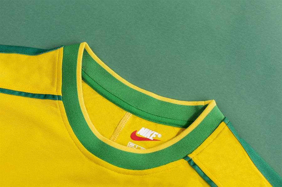 CAFU #2 Retro Brazil Home Jersey World Cup 1998