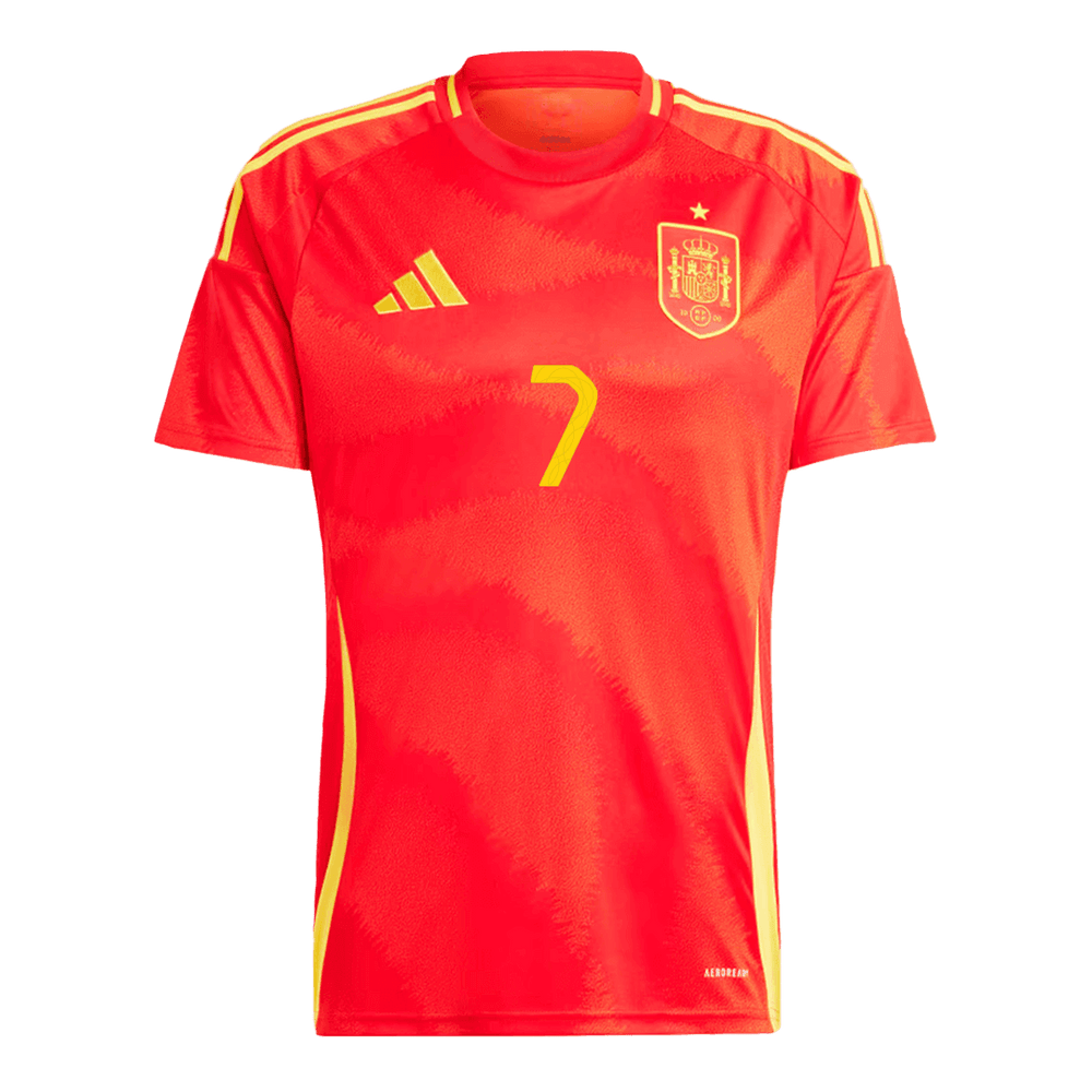 MORATA #7 Spain Home Jersey Euro - [Super Replica]