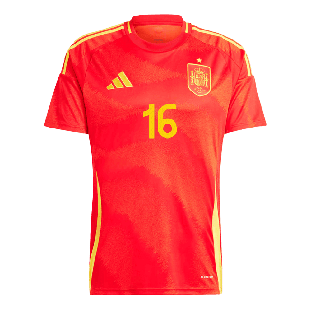 RODRIGO #16 Spain Home Jersey Euro - [Supre Replica]