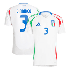 [Super Replica] DIMARCO #3 Italy Away Jersey Euro