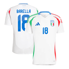 [Super Replica] BARELLA #18 Italy Away Jersey Euro
