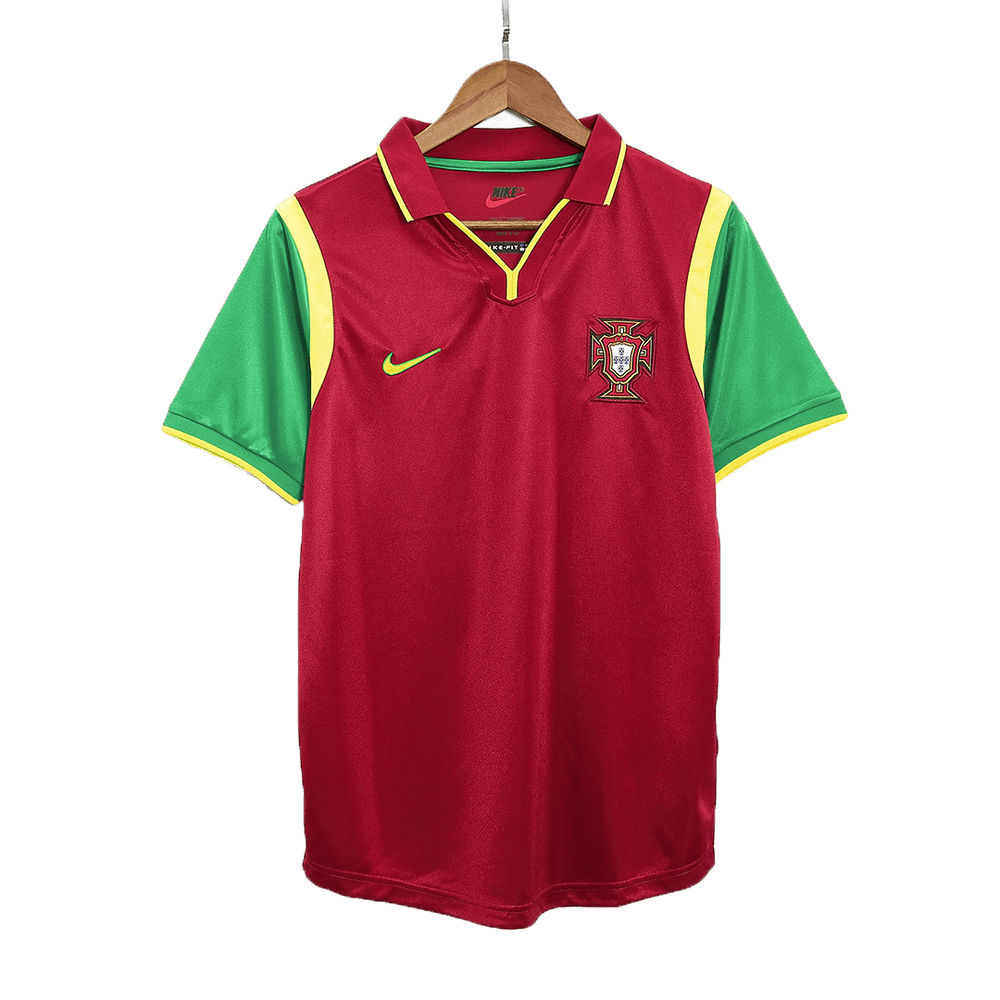 FIGO #7 Retro Portugal Home Jersey 1999