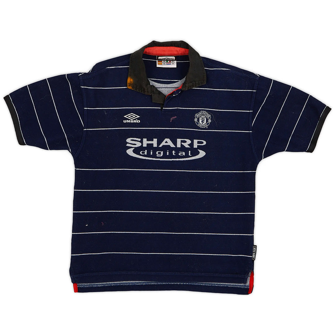 Scholes #18 Retro Manchester United Away Jersey 1999/00