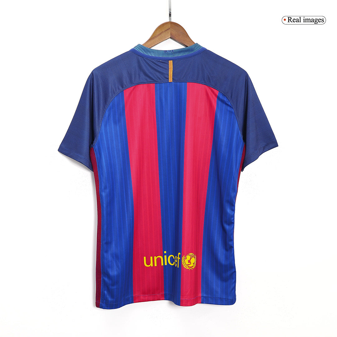 NEYMAR JR #11 Retro Barcelona Home Jersey 2016/17