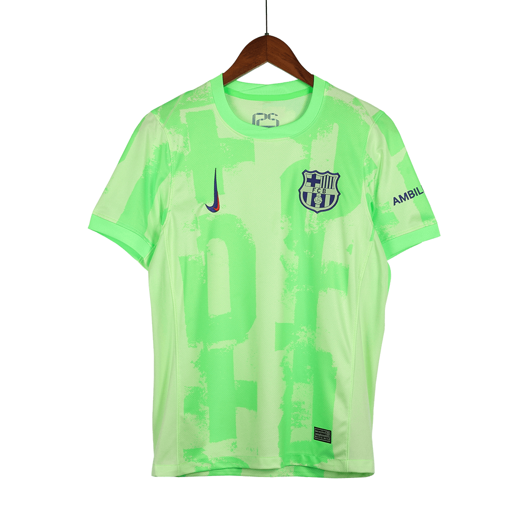 LAMINE YAMAL #19 Barcelona Third Jersey - UCL Font