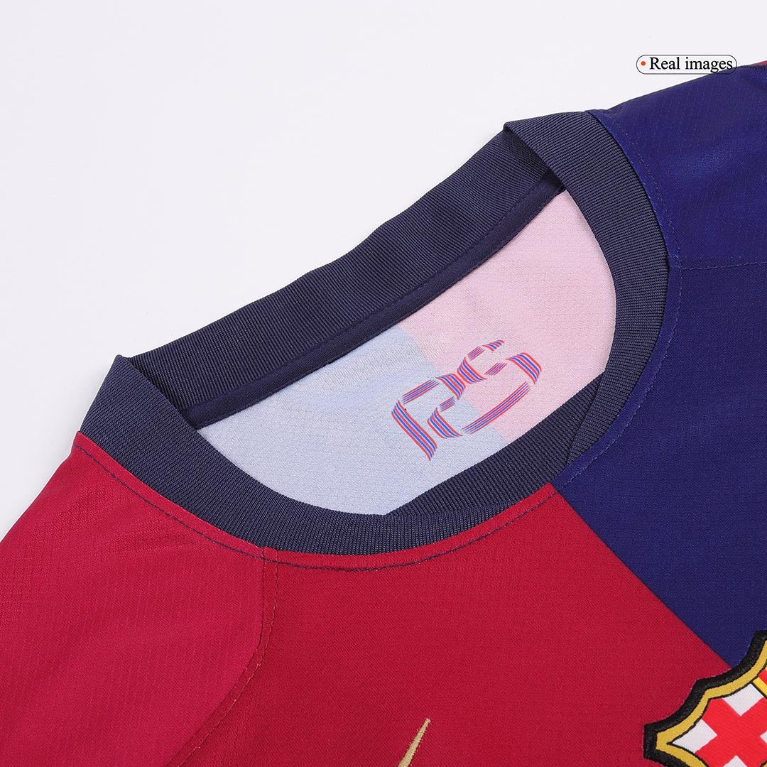 GAVI #6 Barcelona Home Spotify Logo Without Text Jersey