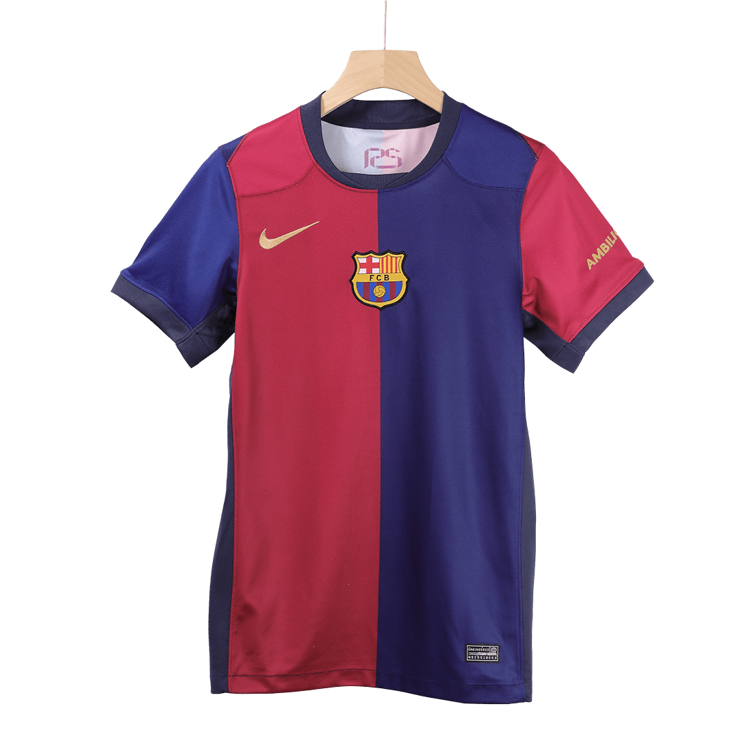 LEWANDOWSKI #9 Barcelona Home Spotify Logo Without Text Jersey