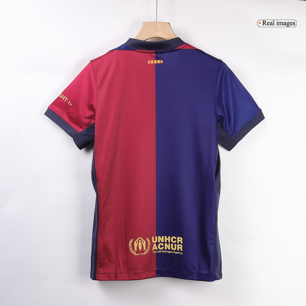 LEWANDOWSKI #9 Barcelona Home Spotify Logo Without Text Jersey