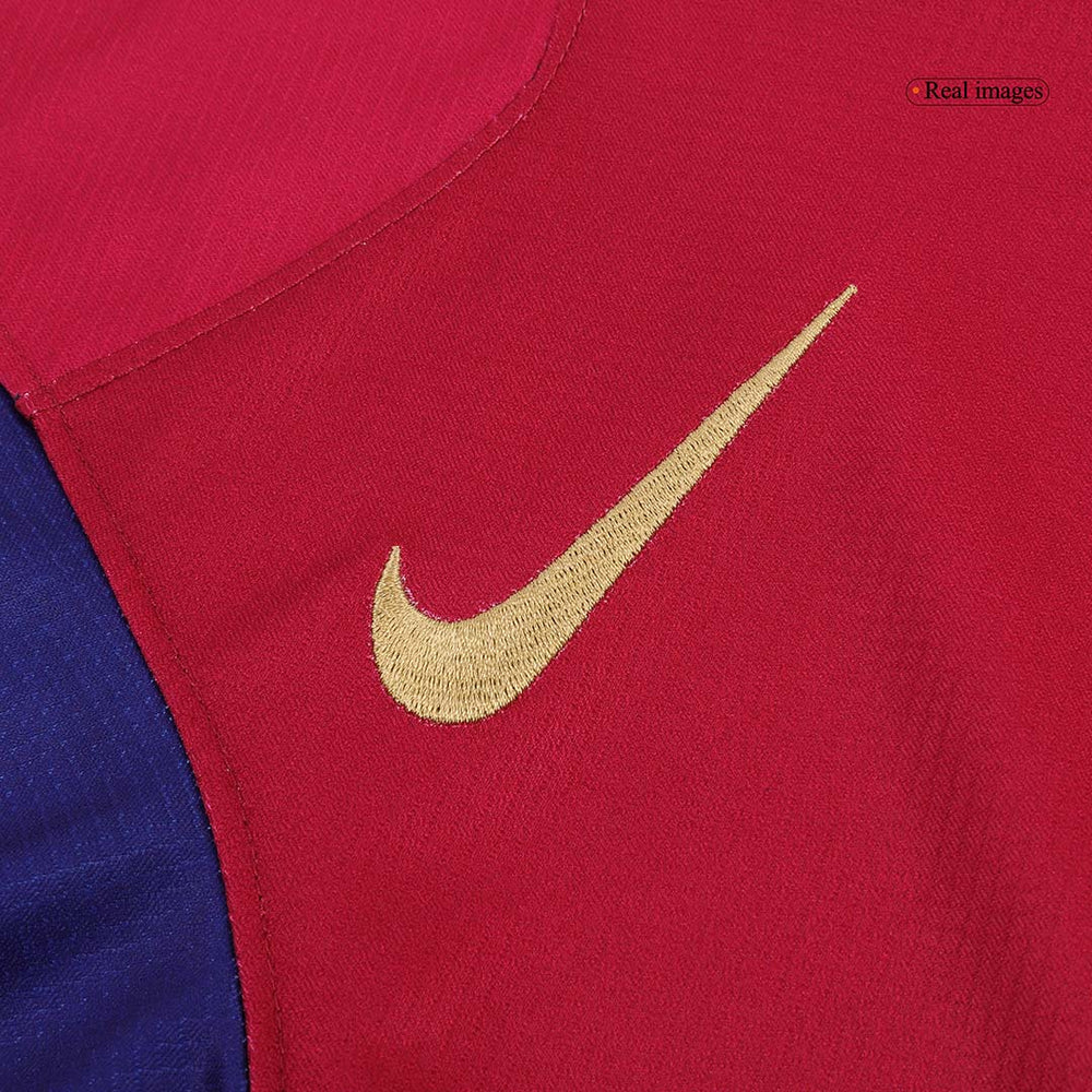 LAMINE YAMAL #19 Barcelona Home Spotify Logo Without Text Jersey