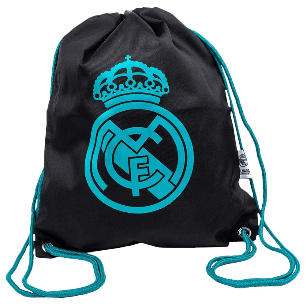 Discount Real Madrid Crest Gymsack - Black