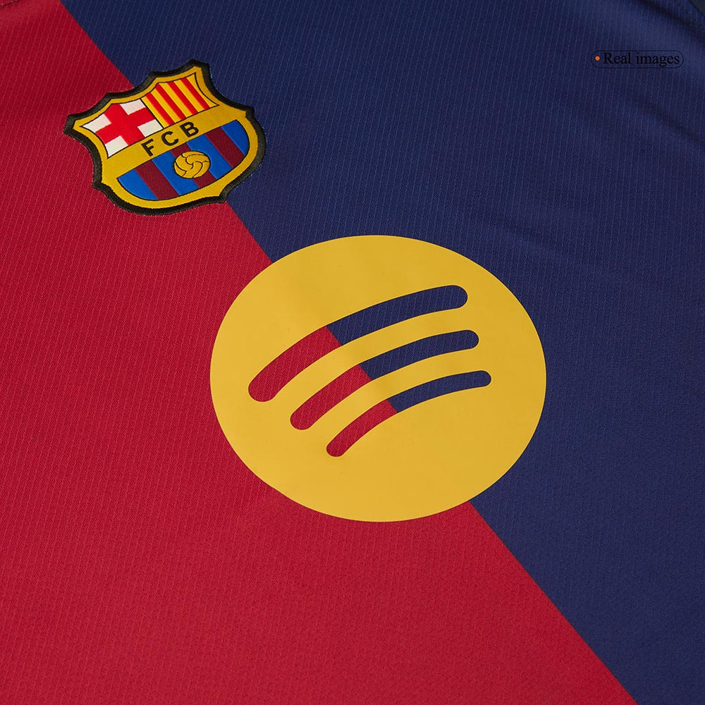 Barcelona 125th Anniversary Spotify Logo Without Text Home Jersey