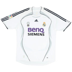 Ronaldo #9 Retro Real Madrid Home Jersey 2006/07