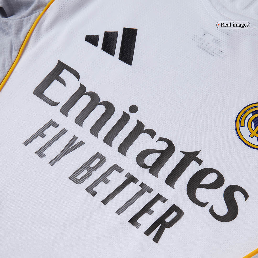 HUIJSEN #24 Real Madrid Home Match Jersey Player Version 2025/26