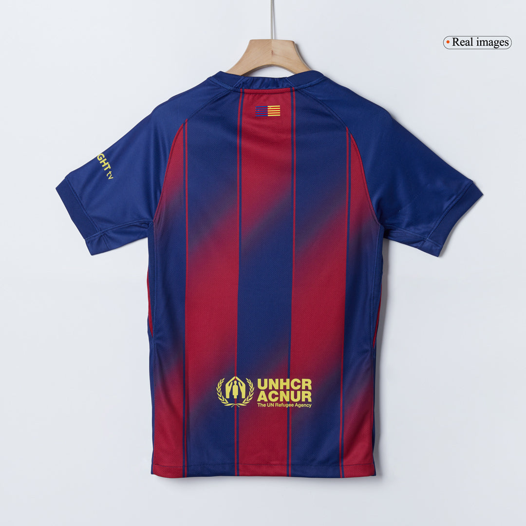 F.DE JONG #21 Barcelona Home Jersey 2025/26 - UCL