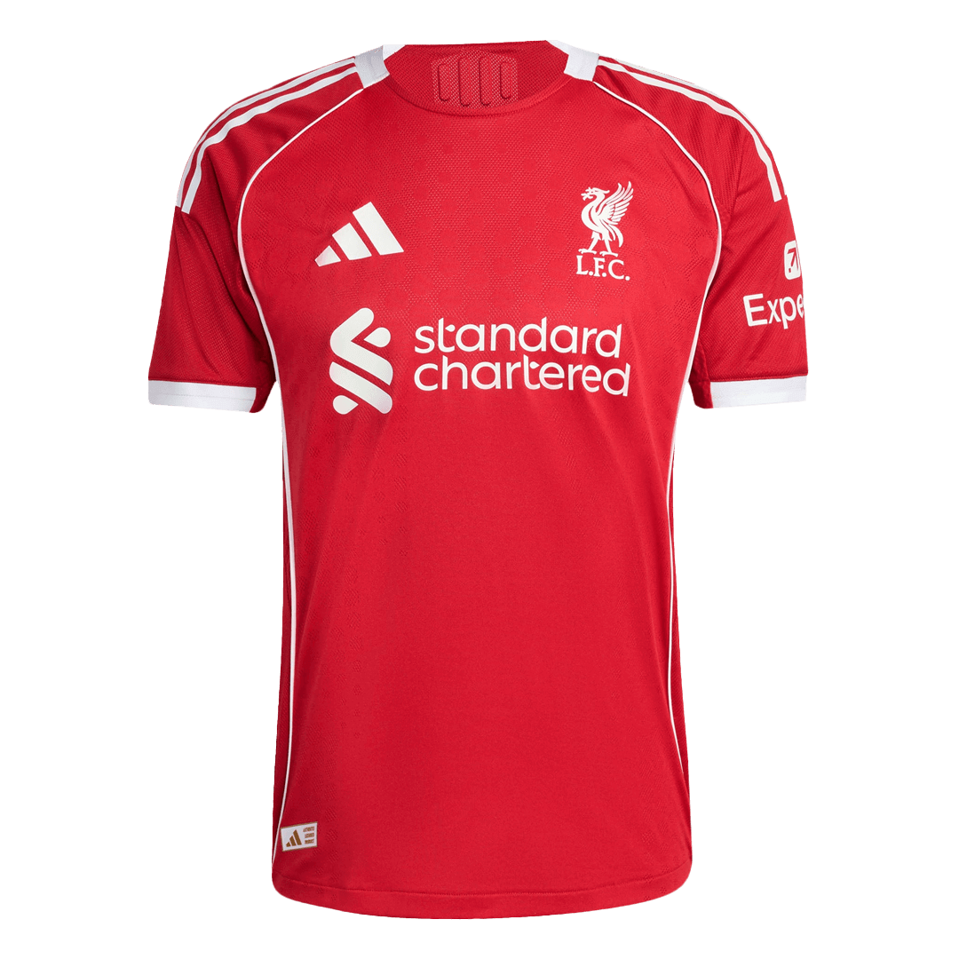 WIRTZ #7 Liverpool Home Match Jersey Player Version 2025/26