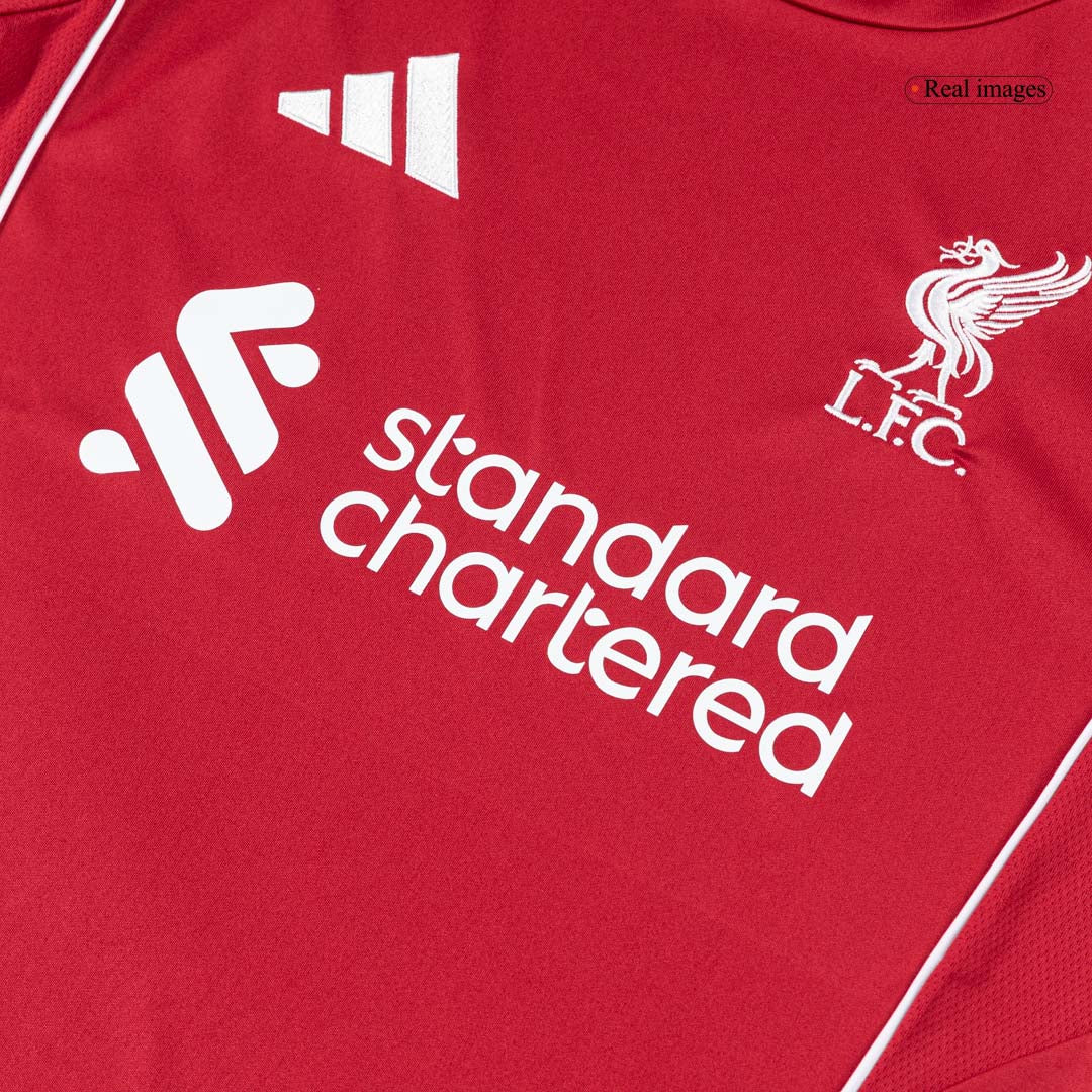 Liverpool Home Jersey Kit 2025/26
