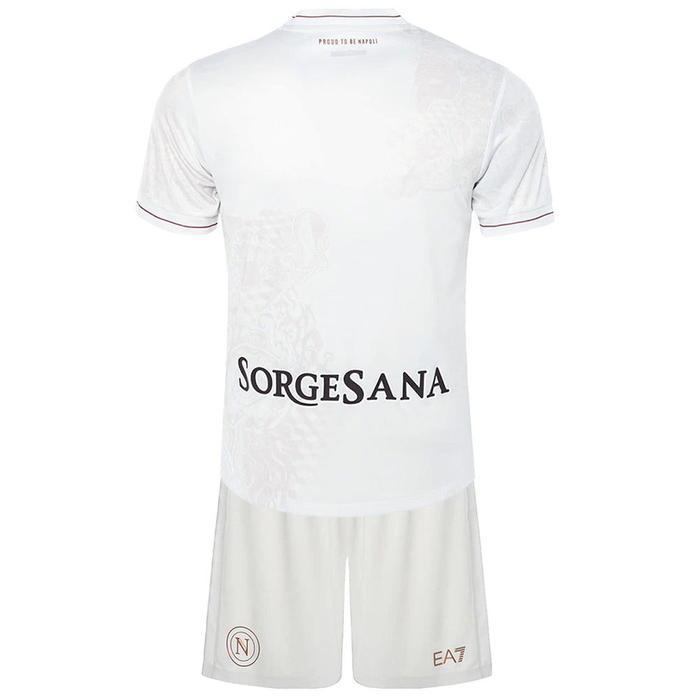 Kids Napoli Away Jersey Kit 2025/26
