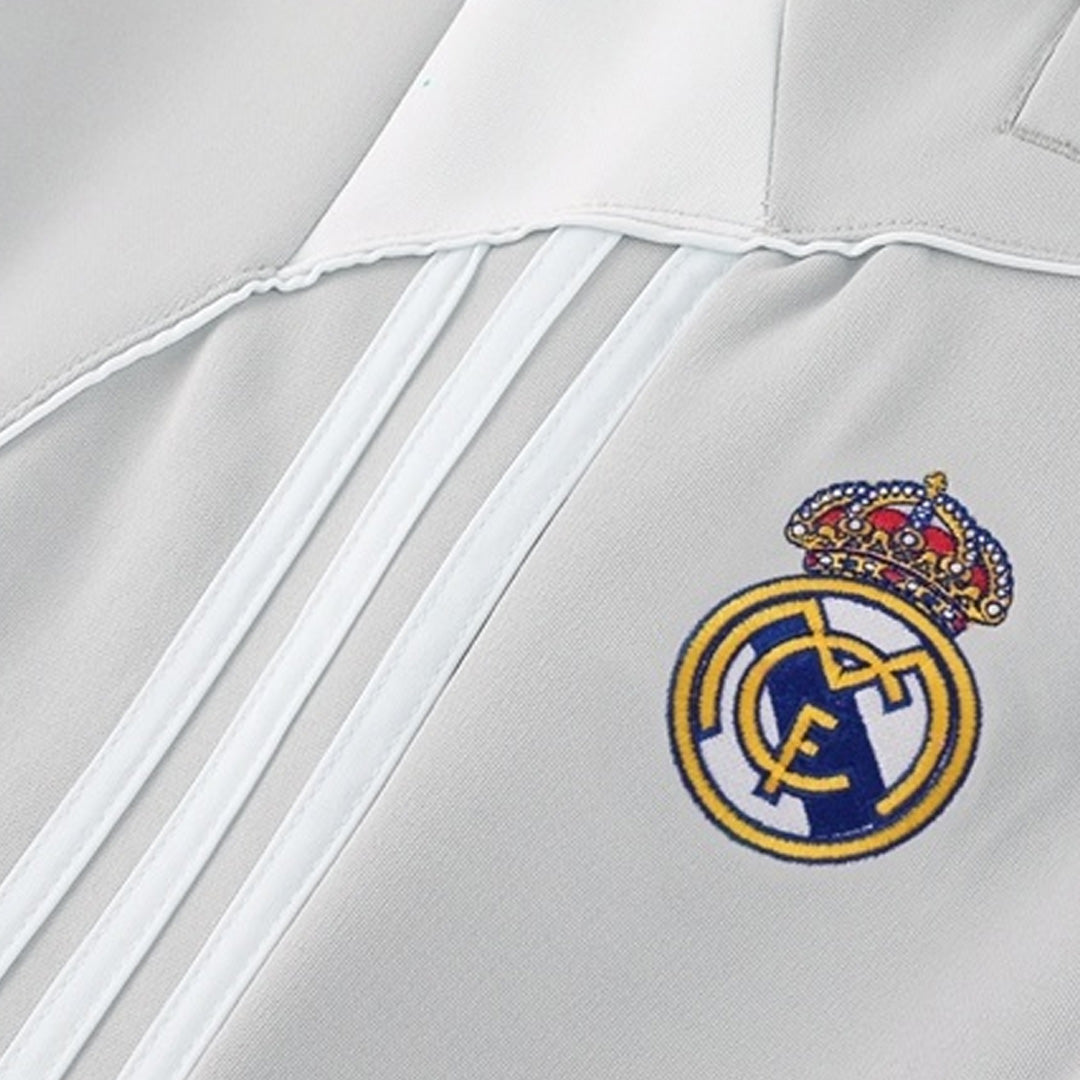 Real Madrid Training Tracksuit Kit(Jacket+Pants) 07 Gray 2025/26