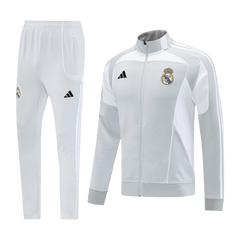 Real Madrid Training Tracksuit Kit(Jacket+Pants) 07 Gray 2025/26