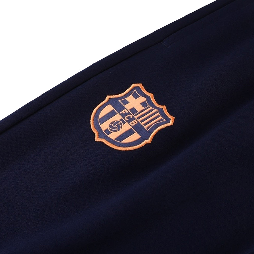Barcelona Training Tracksuit Kit(Jacket+Pants) Navy&Orange 2025/26