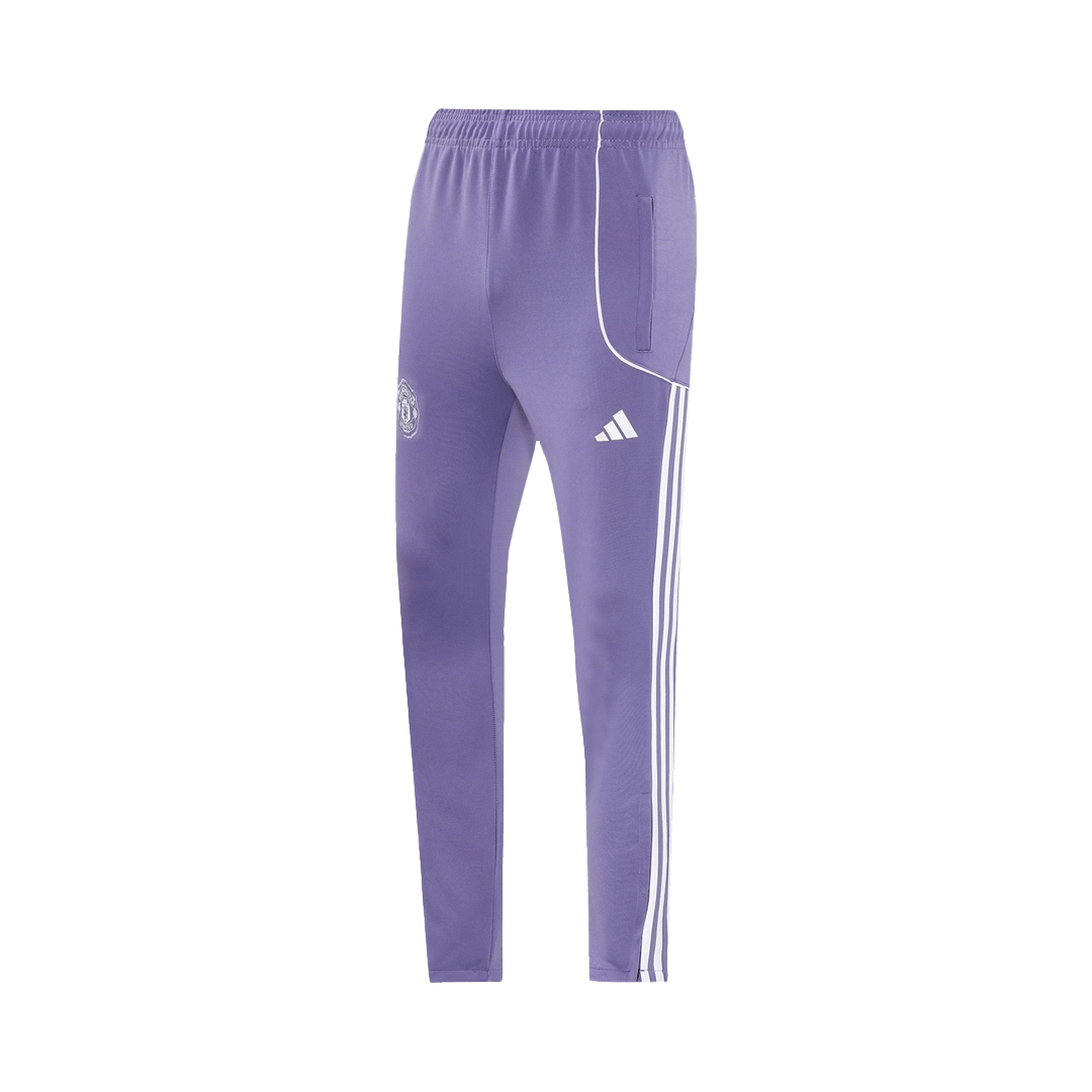 Manchester United Training Tracksuit Kit(Jacket+Pants) Purple 2025/26