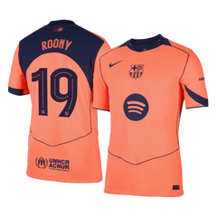 ROONY #19 Barcelona Third Match Jersey Player Version 2025/26 - UCL