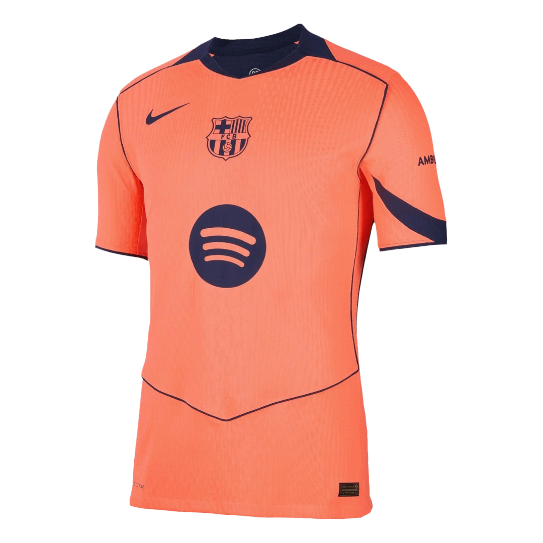 F.DE JONG #21 Barcelona Third Match Jersey Player Version 2025/26 - UCL