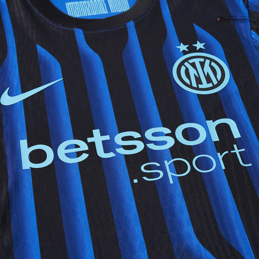 PAVARD #28 Inter Milan Home Match Jersey Player Version 2025/26