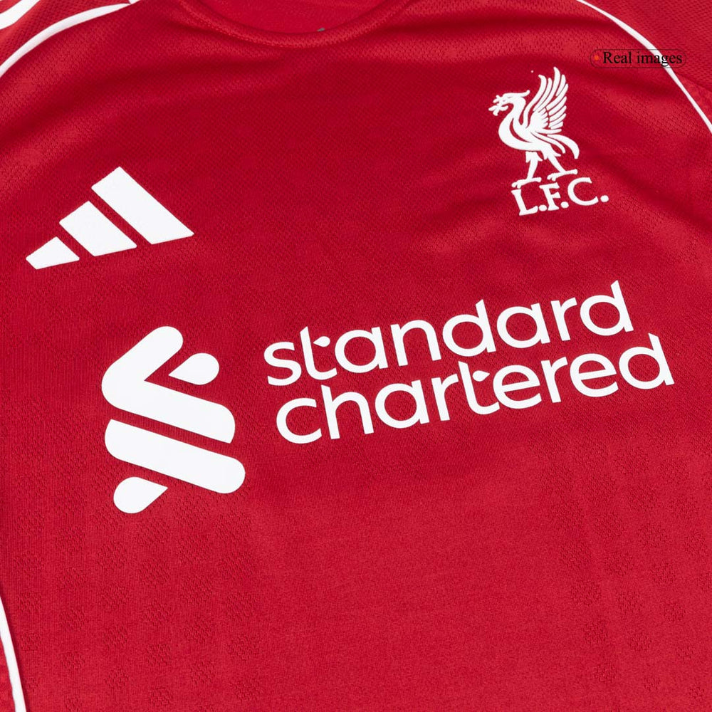 SZOBOSZLAI #8 Liverpool Home Match Jersey Player Version 2025/26