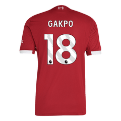 GAKPO #18 Liverpool Home Match Jersey Player Version 2025/26