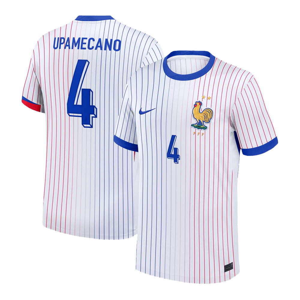 UPAMECANO #4 France Away Jersey