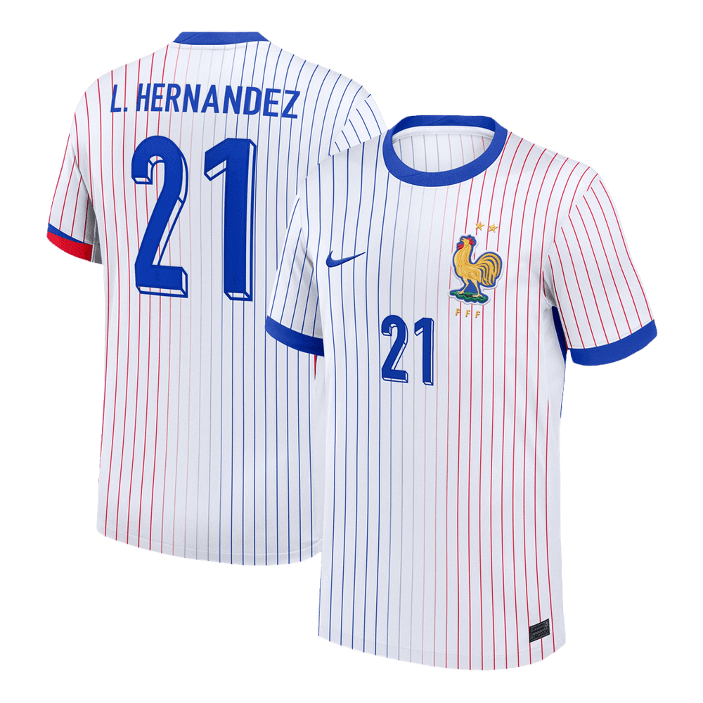 L.HERNANDEZ #21 France Away Jersey