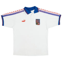 Nedved #4 Retro Czech Republic Away Jersey 1996
