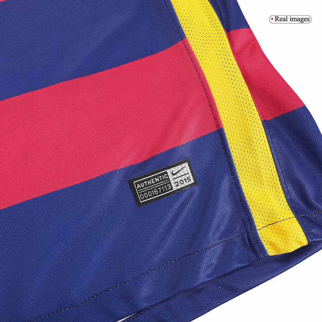 Neymar Jr #11 Retro Barcelona Home Jersey 2015/16