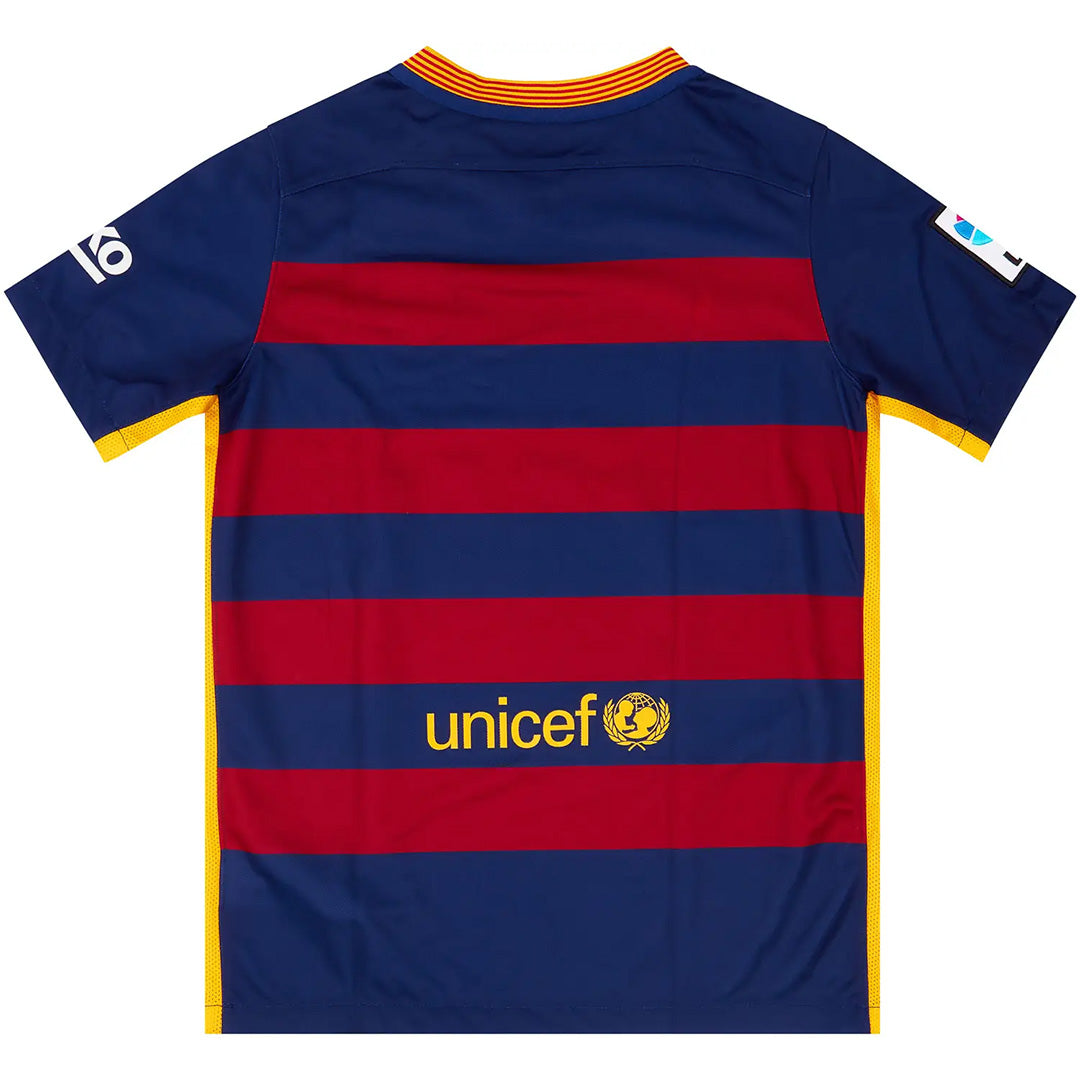 Neymar Jr #11 Retro Barcelona Home Jersey 2015/16