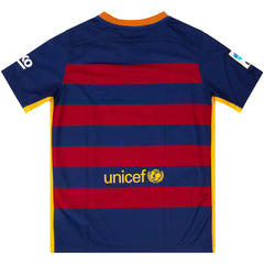 Neymar Jr #11 Retro Barcelona Home Jersey 2015/16