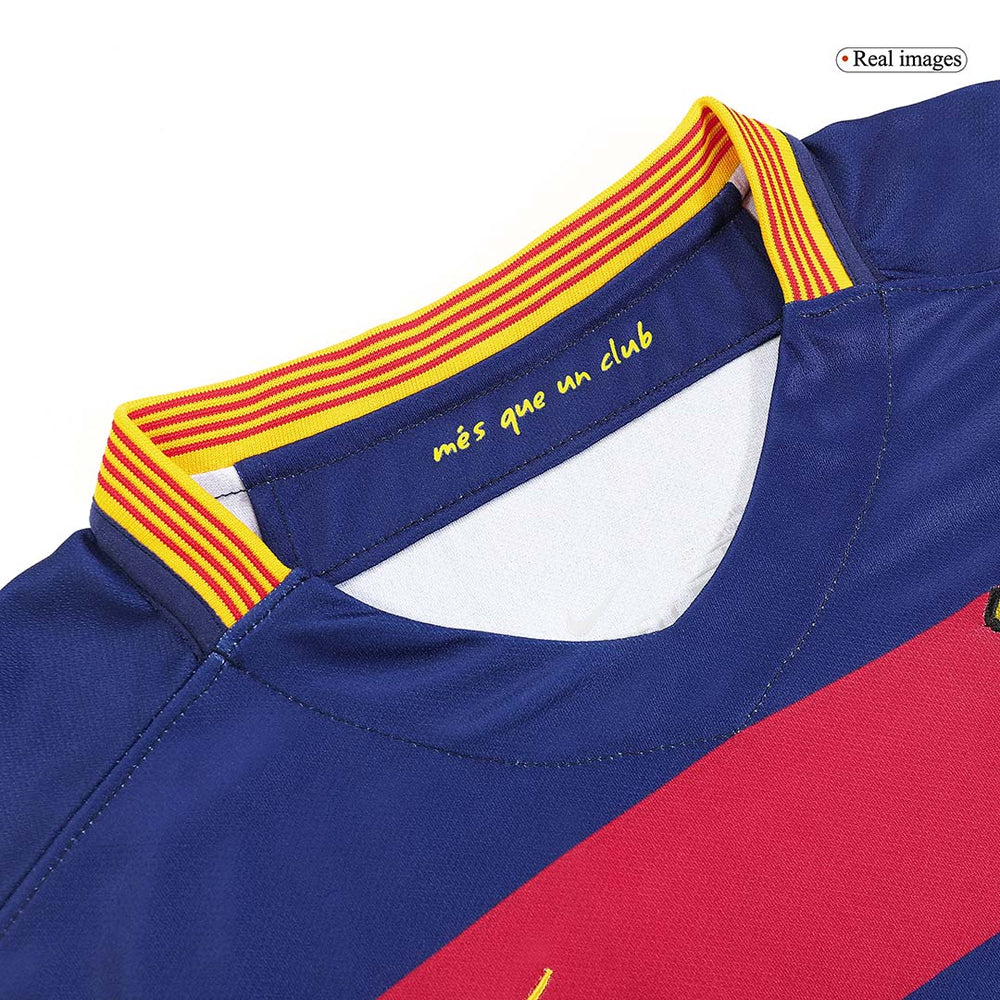 Neymar Jr #11 Retro Barcelona Home Jersey 2015/16